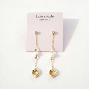 Kate Spade Intricate Dangling Gold Earrings